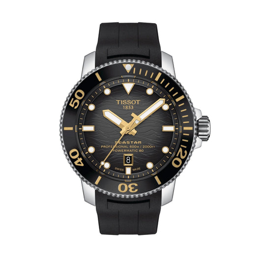Tissot Seastar 2000 Professional Powermatic 80 Black Rubber T120.607.17.441.01
