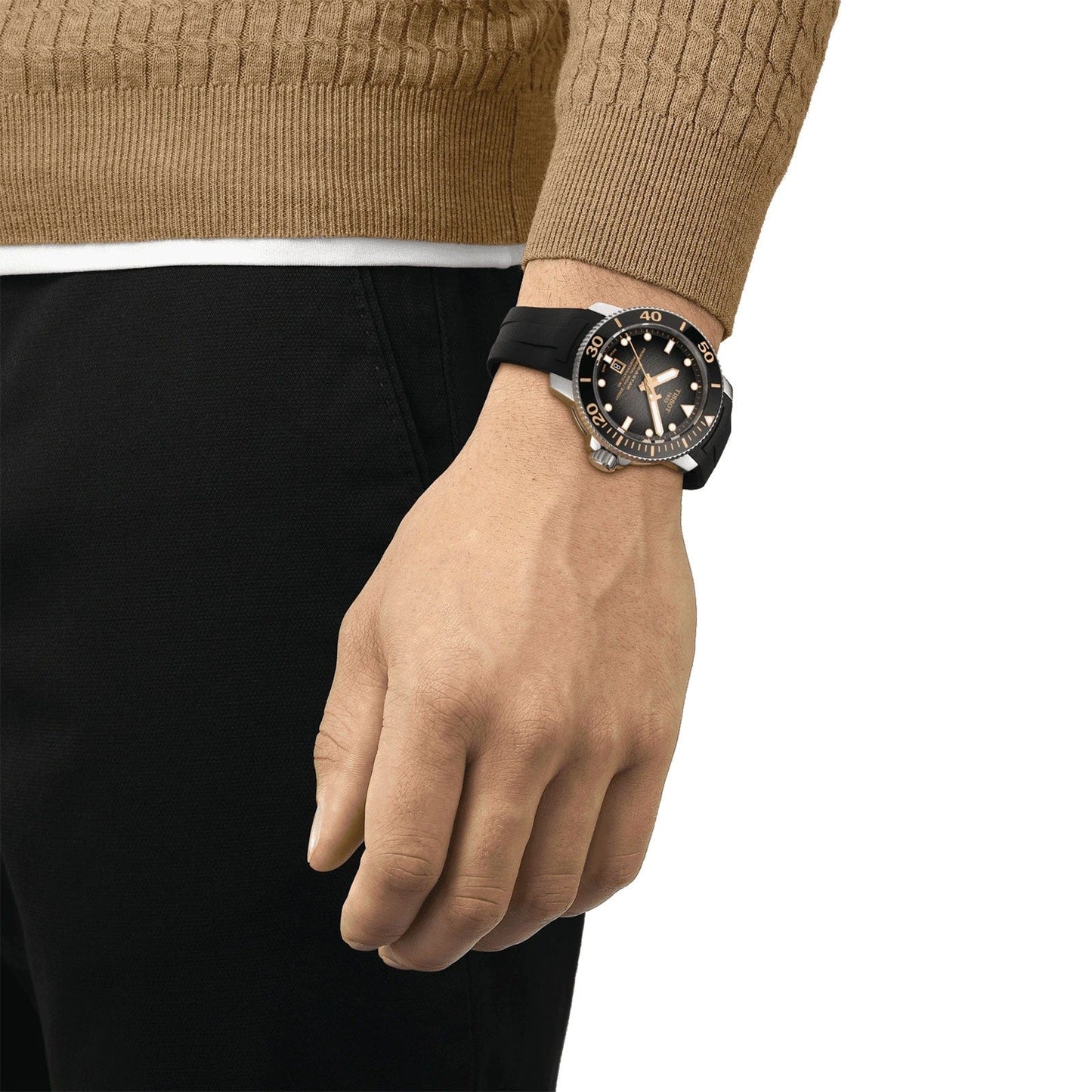 Tissot Seastar 2000 Professional Powermatic 80 Black Rubber T120.607.17.441.01