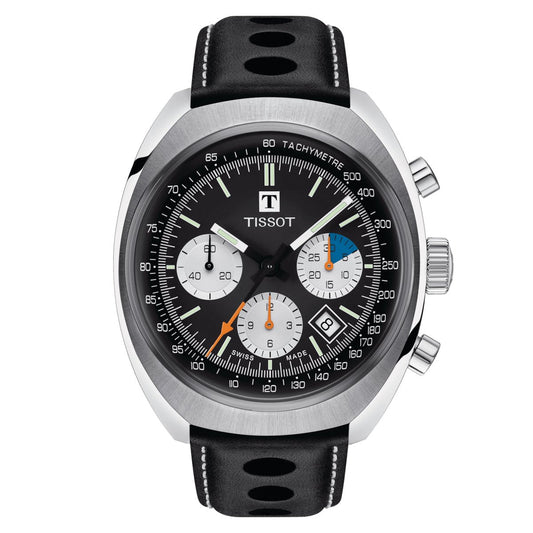 Tissot Mens Watch T Heritage 1973 Chronograph 43mm Black T1244271605100