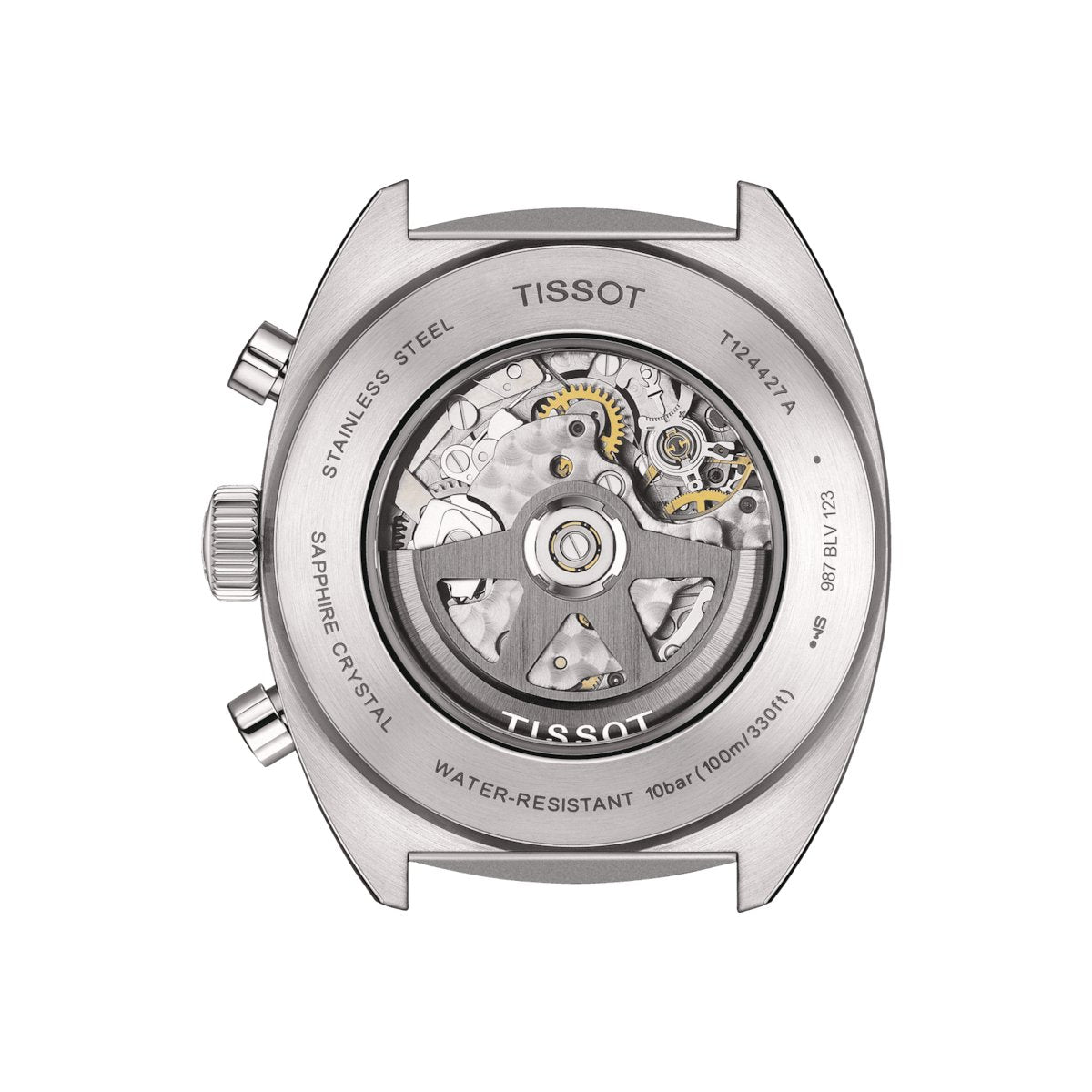 Tissot Mens Watch T Heritage 1973 Chronograph 43mm Black T1244271605100