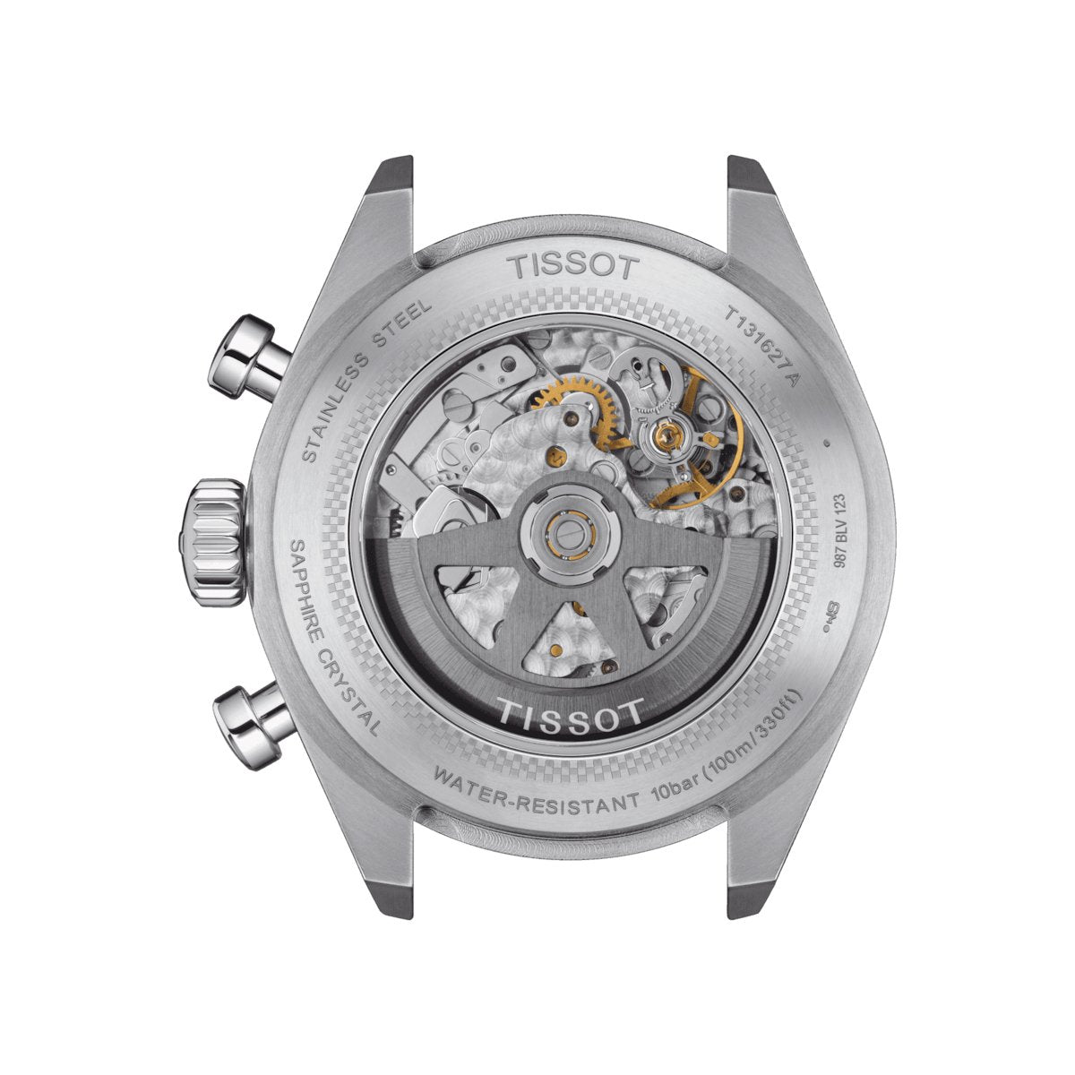 Tissot Mens Chronograph Watch Prs 516 Steel Black T1316271105200