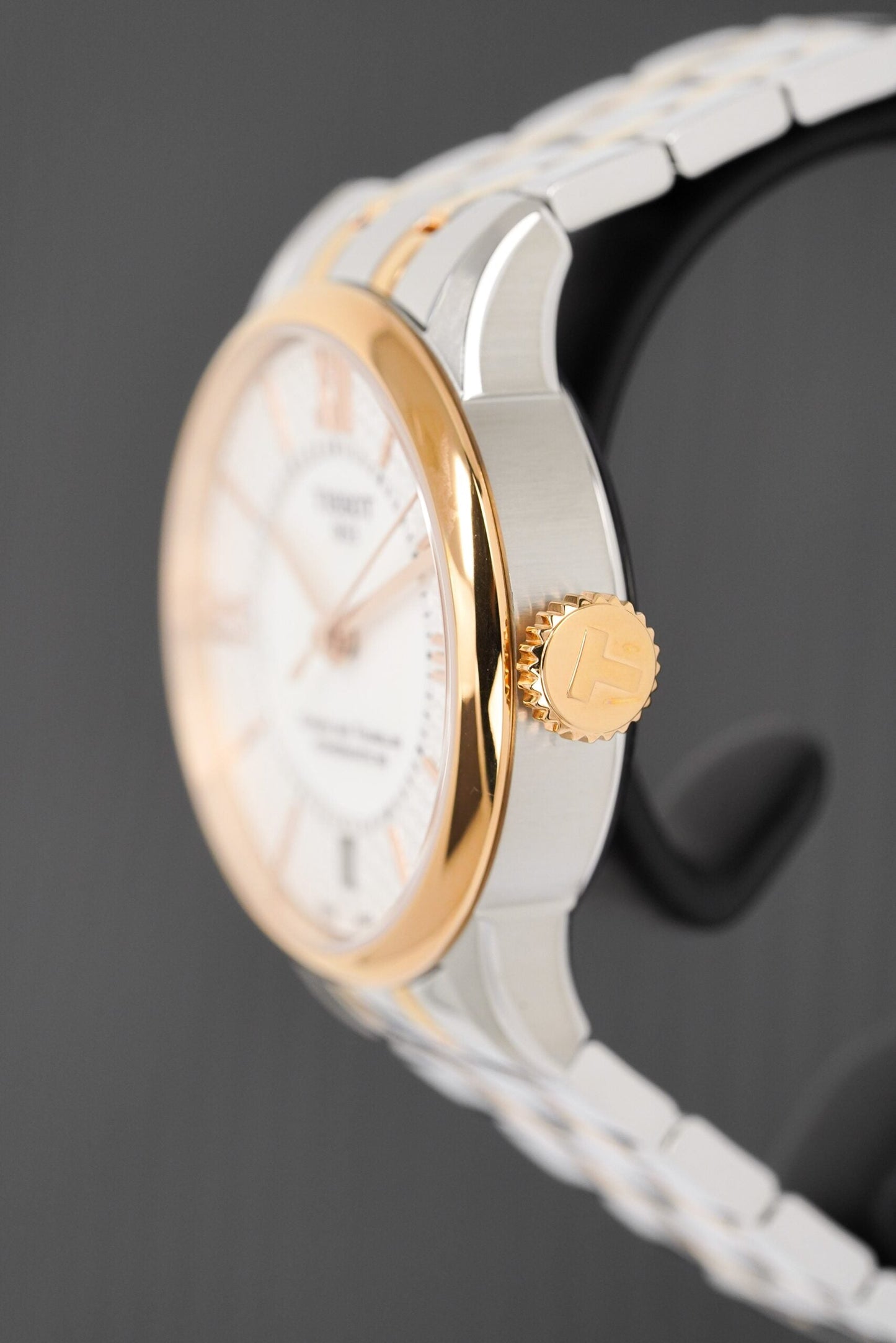Tissot Ladies Automatic Watch Chemin Des Tourelles Powermatic 80 Two Tone Rose Helvetic Pride Special Edition T0992072211801