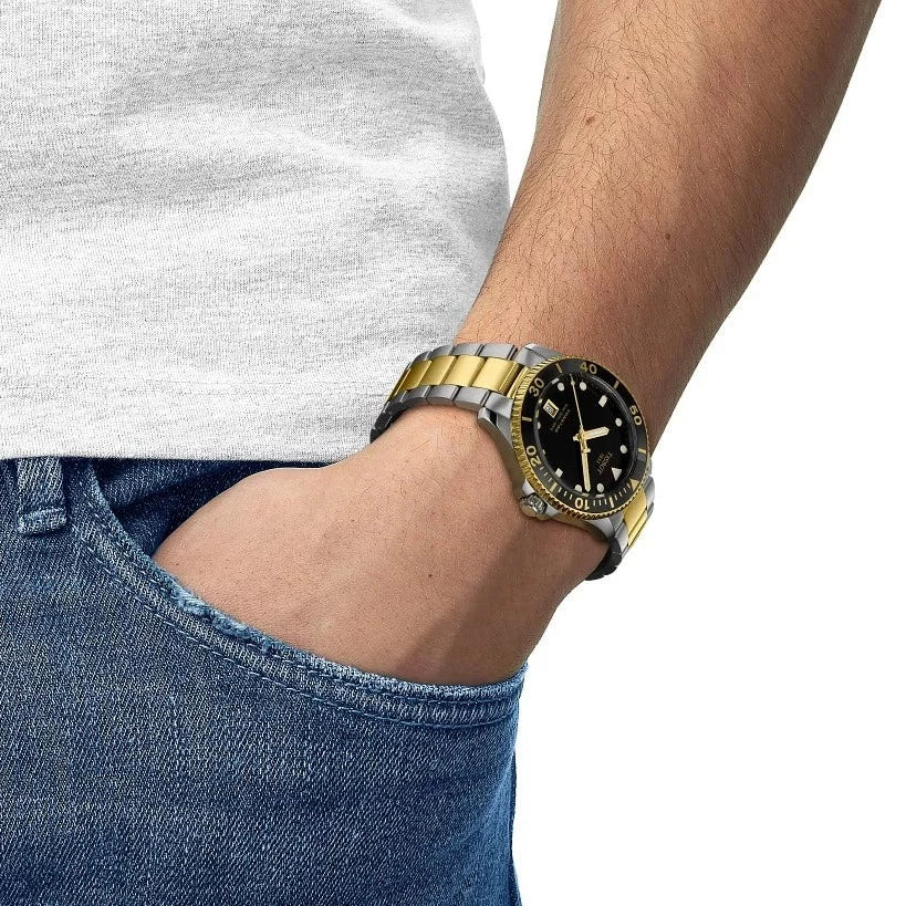 Tissot Seastar 1000 Mens Black Watch T120 410 22 051 00
