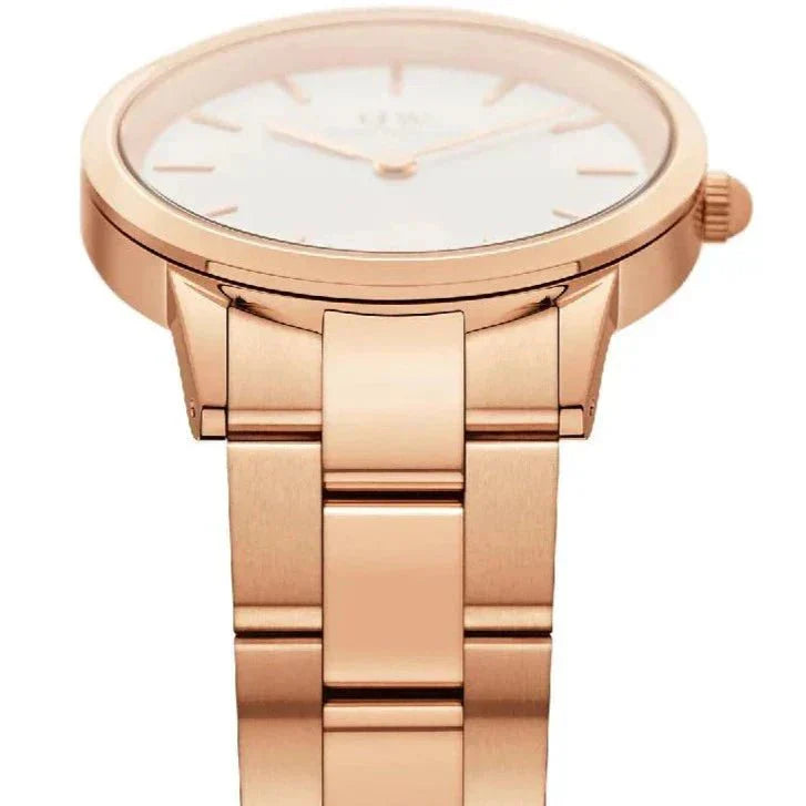Daniel Wellington Iconic Link Mens Rose Gold Watch Dw00100343