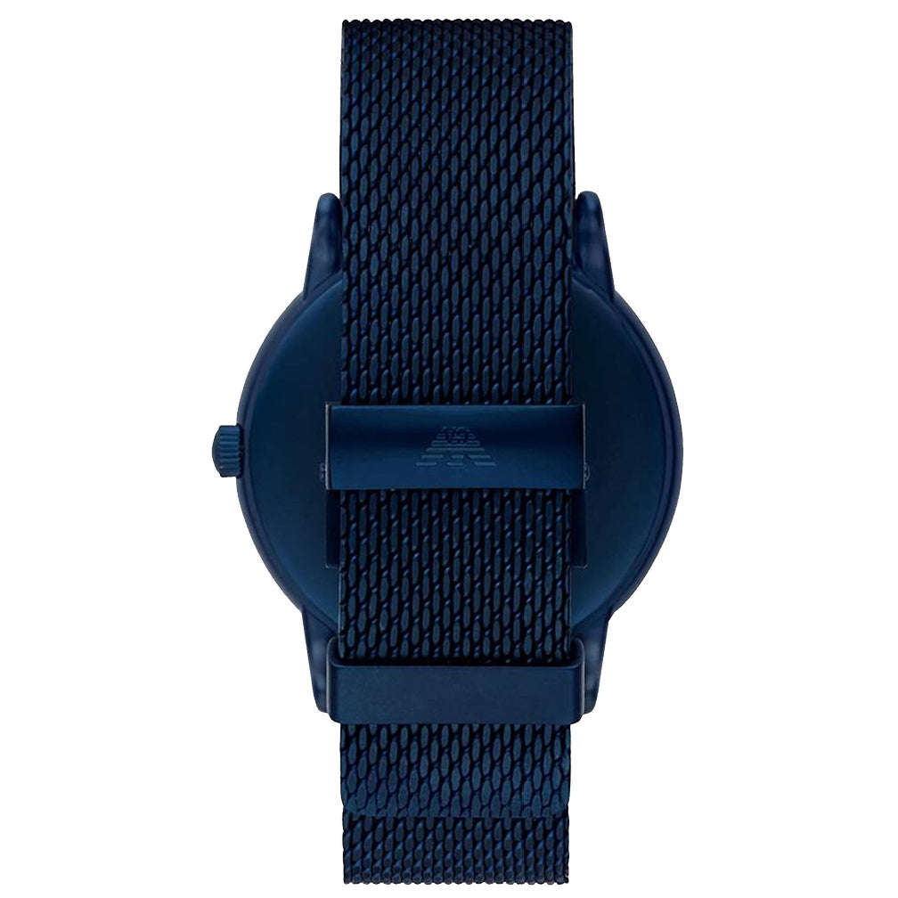 Emporio Armani Ar11025 Men S Luigi Blue Pvd Watch