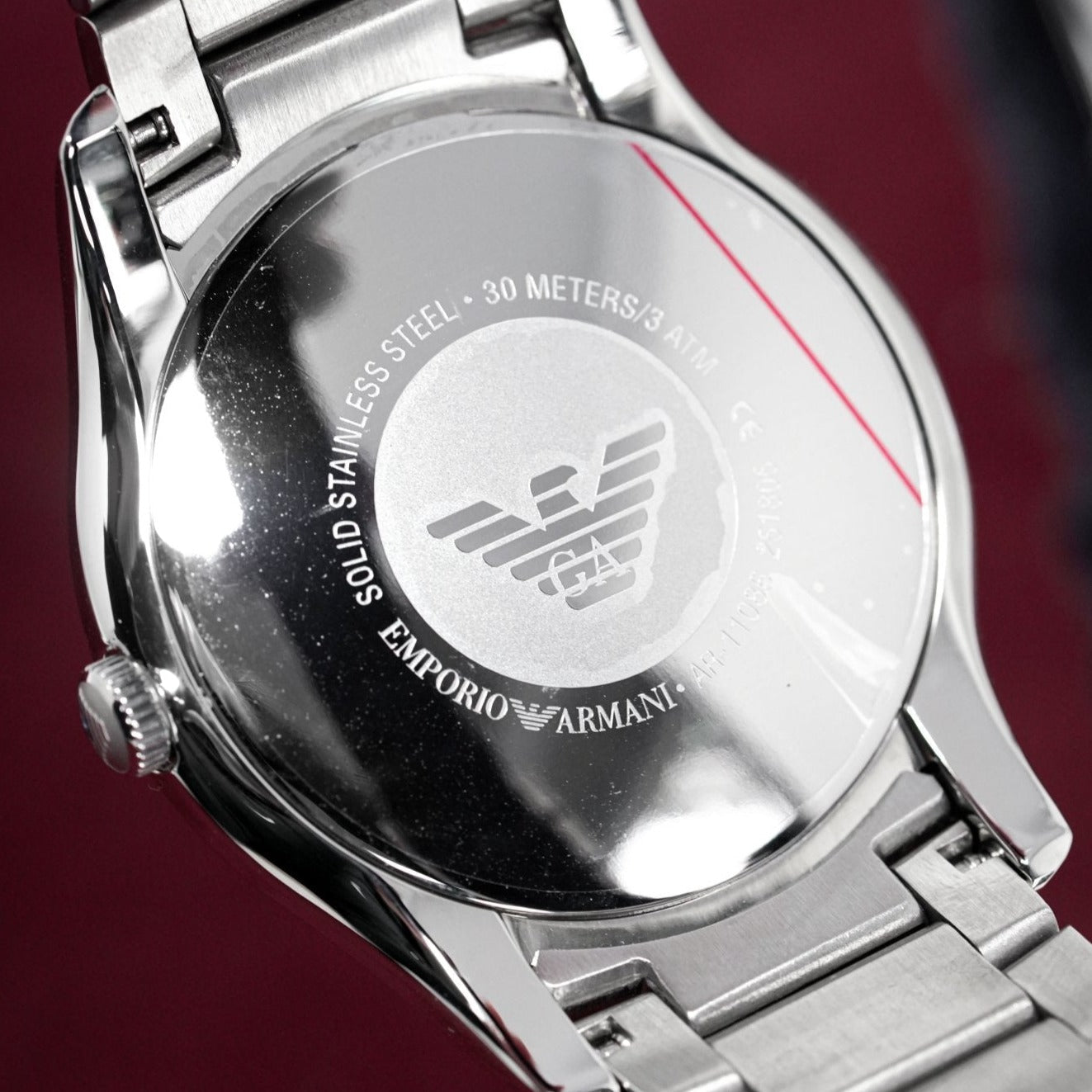 Emporio Armani Ar11086 Men S Valente Black Watch