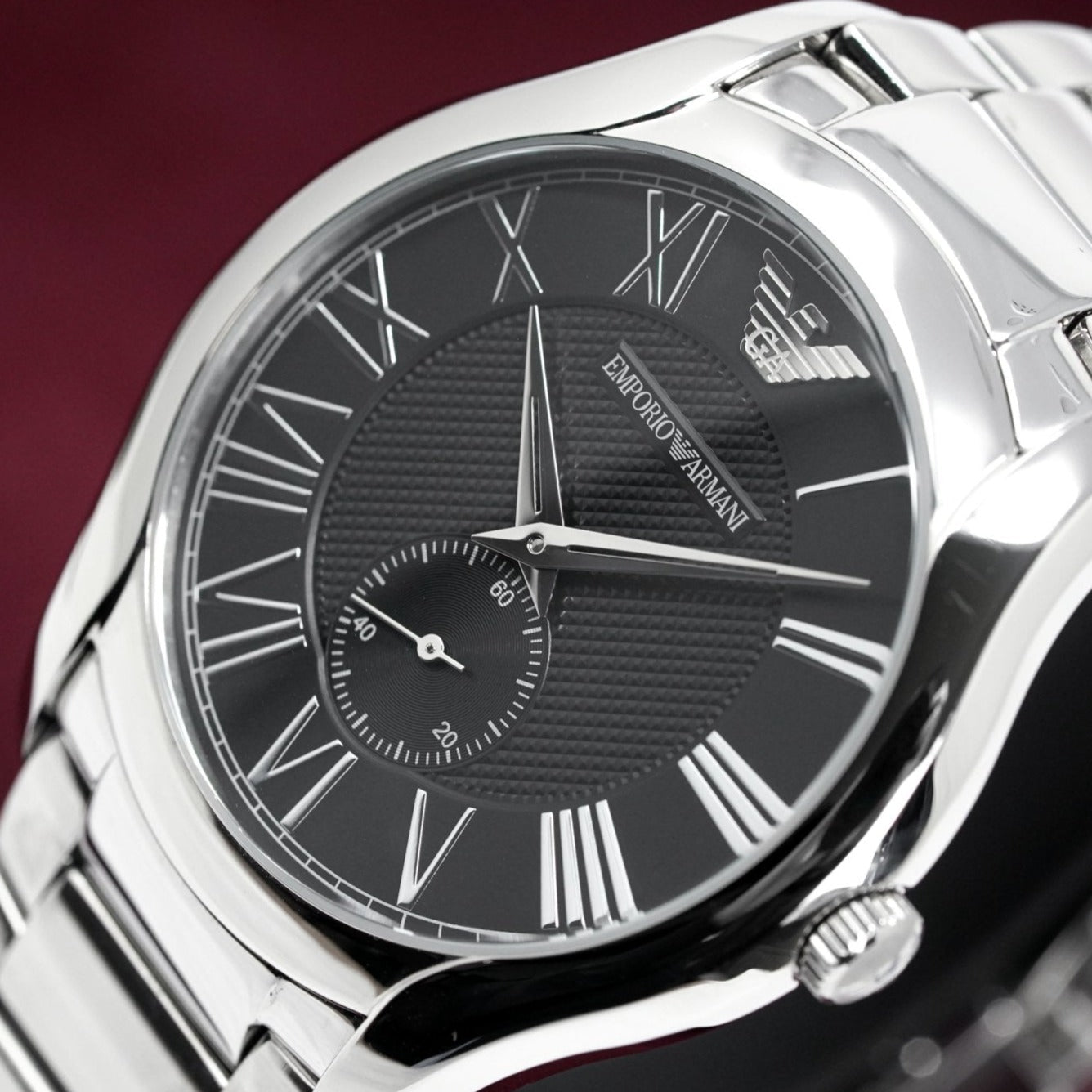 Emporio Armani Ar11086 Men S Valente Black Watch