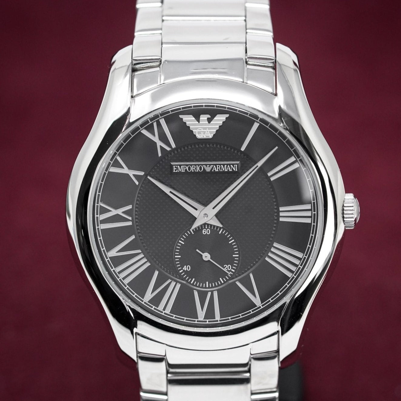 Emporio Armani Ar11086 Men S Valente Black Watch