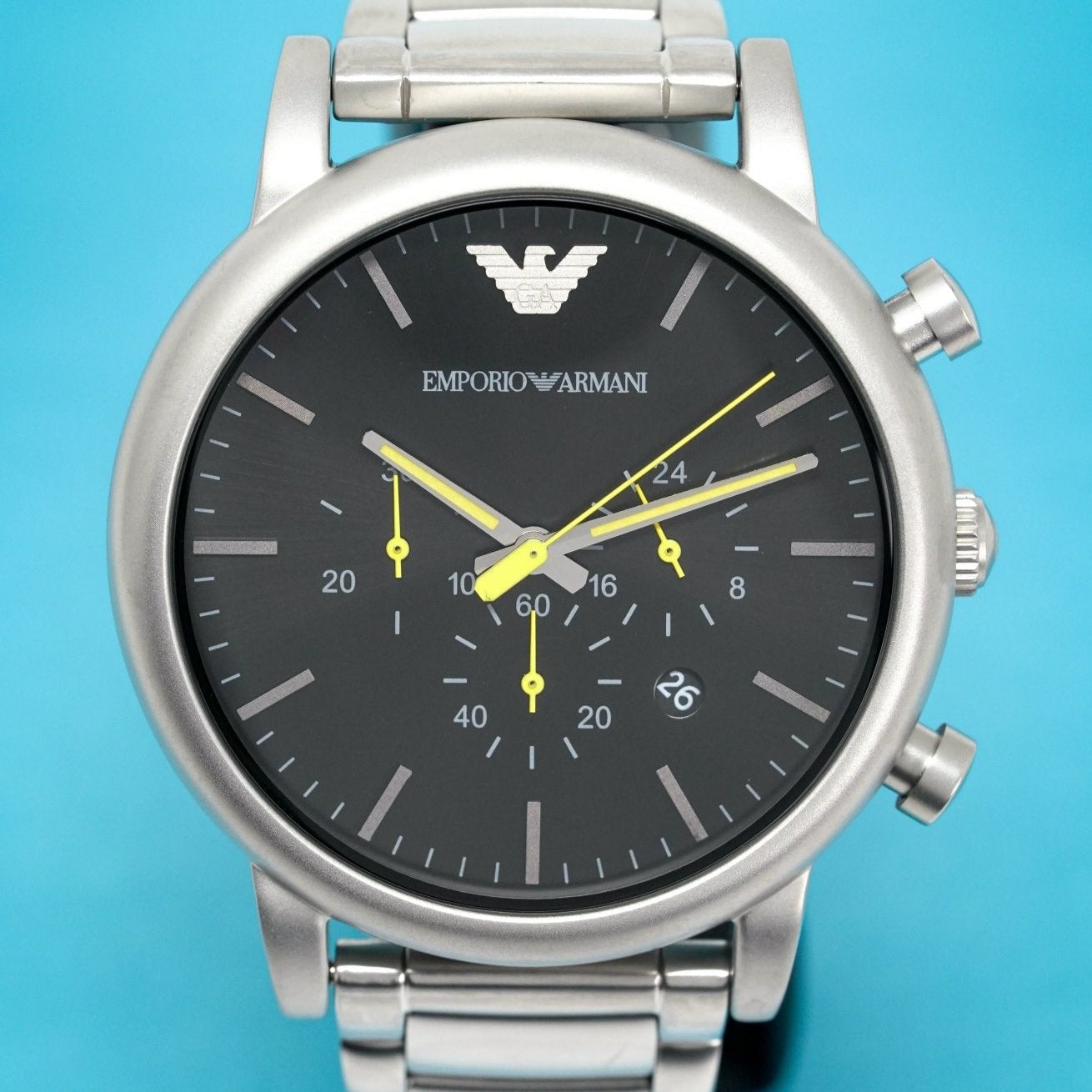 Emporio Armani Ar11324 Men S Luigi Chronograph Steel Watch