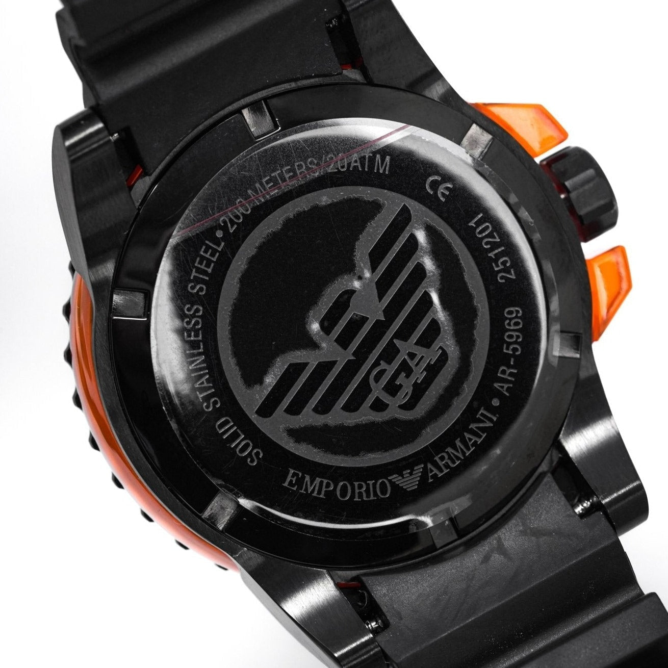 Emporio Armani Ar5969 Men S Sportivo Black Watch
