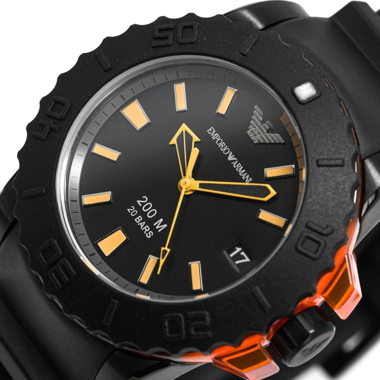 Emporio Armani Ar5969 Men S Sportivo Black Watch