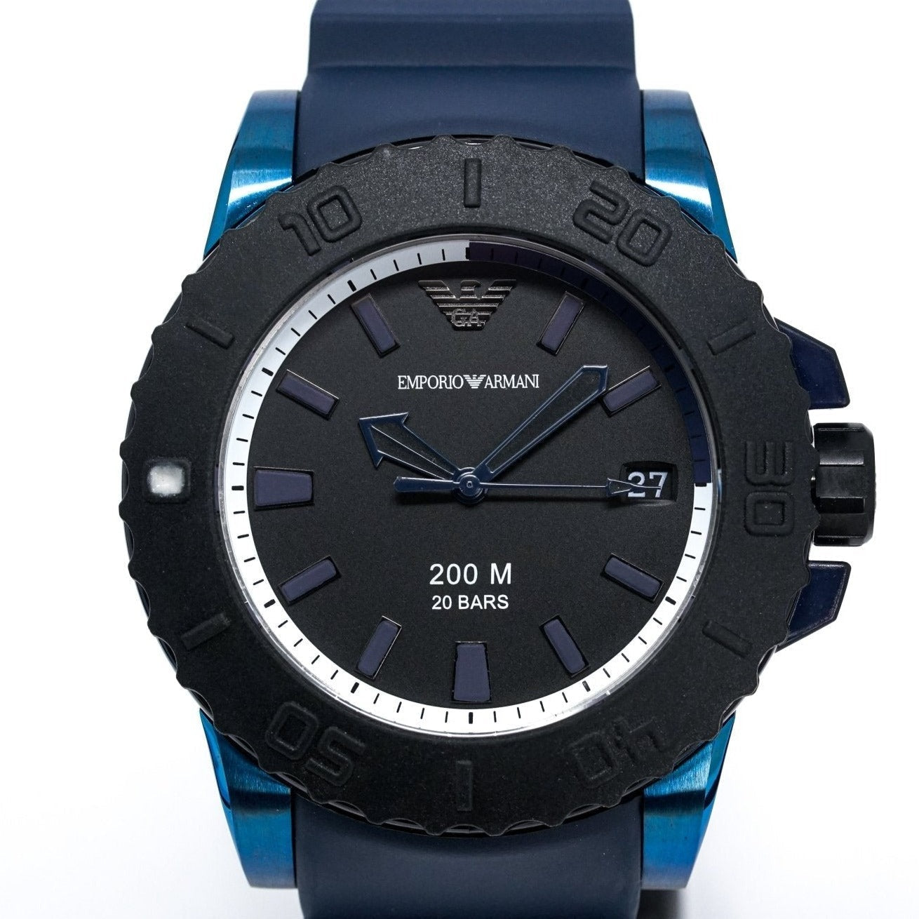 Emporio Armani Ar6100 Men S Sportivo Blue Watch