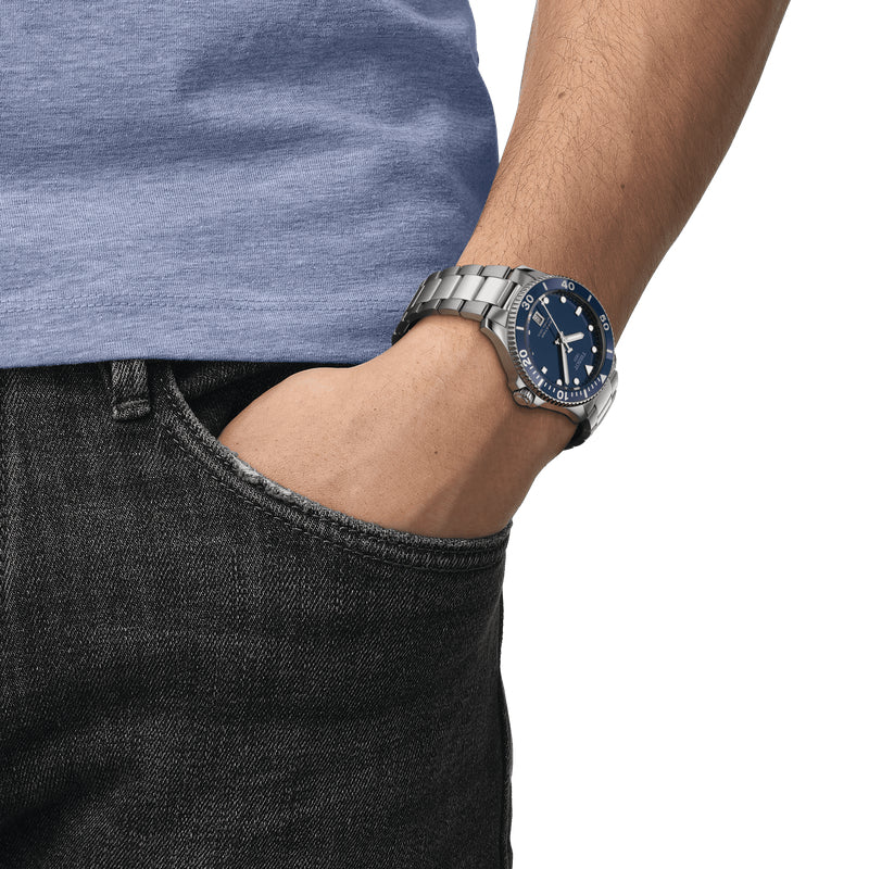 Tissot Seastar 1000 40mm Unisex Blue Watch T120 410 11 041 00