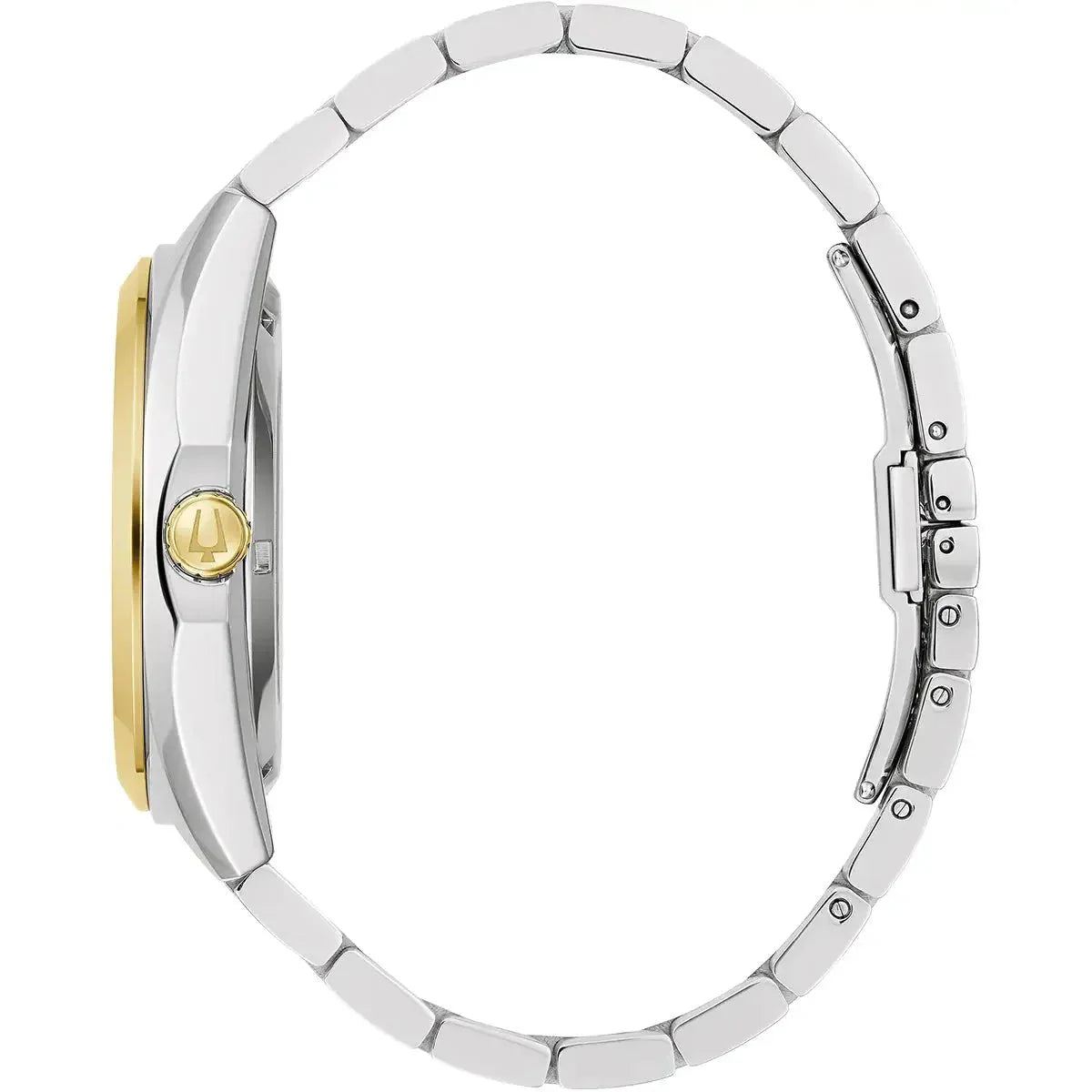 Bulova Surveyor Auto Mens Two Tone Watch 98a284