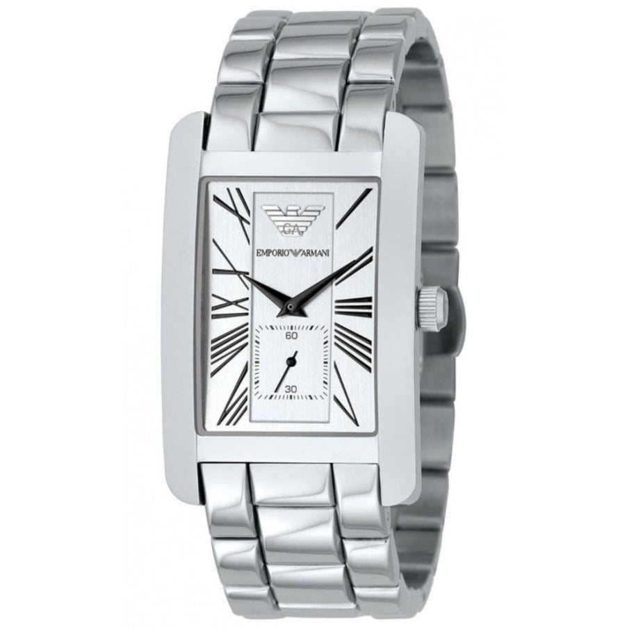 Emporio Armani Ar0145 Men S Automatic Classic White Watch