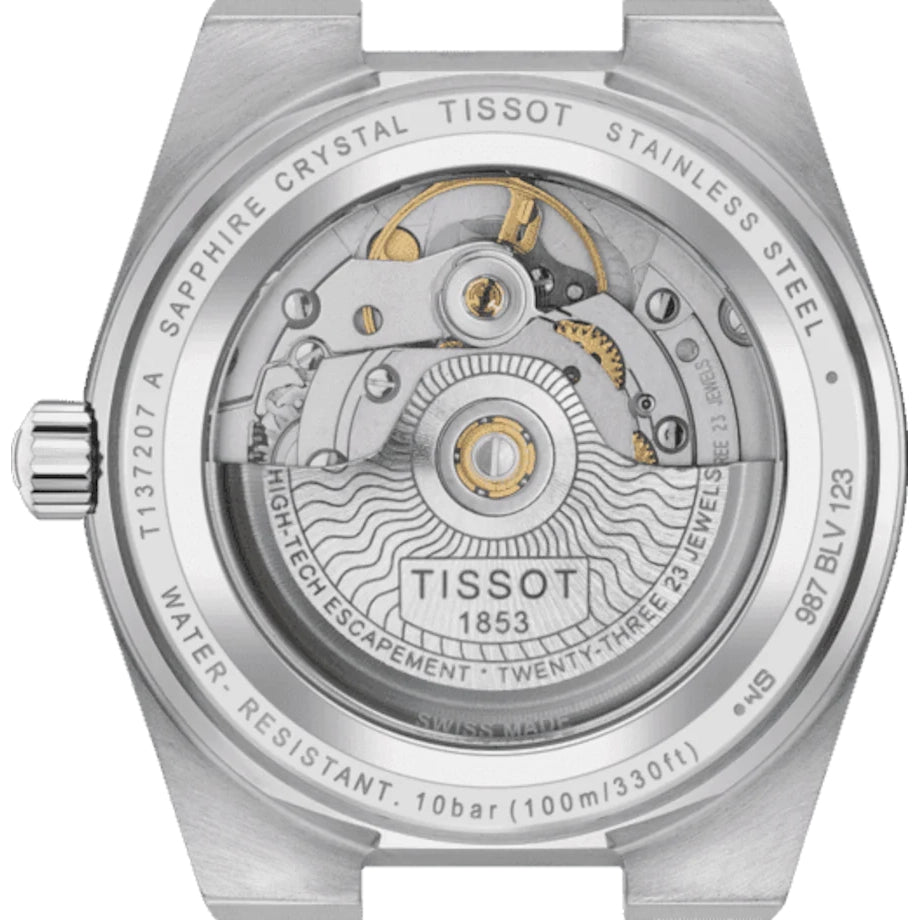 Tissot Prx Powermatic 35mm Ladies Ice Blue Watch T1372071135100