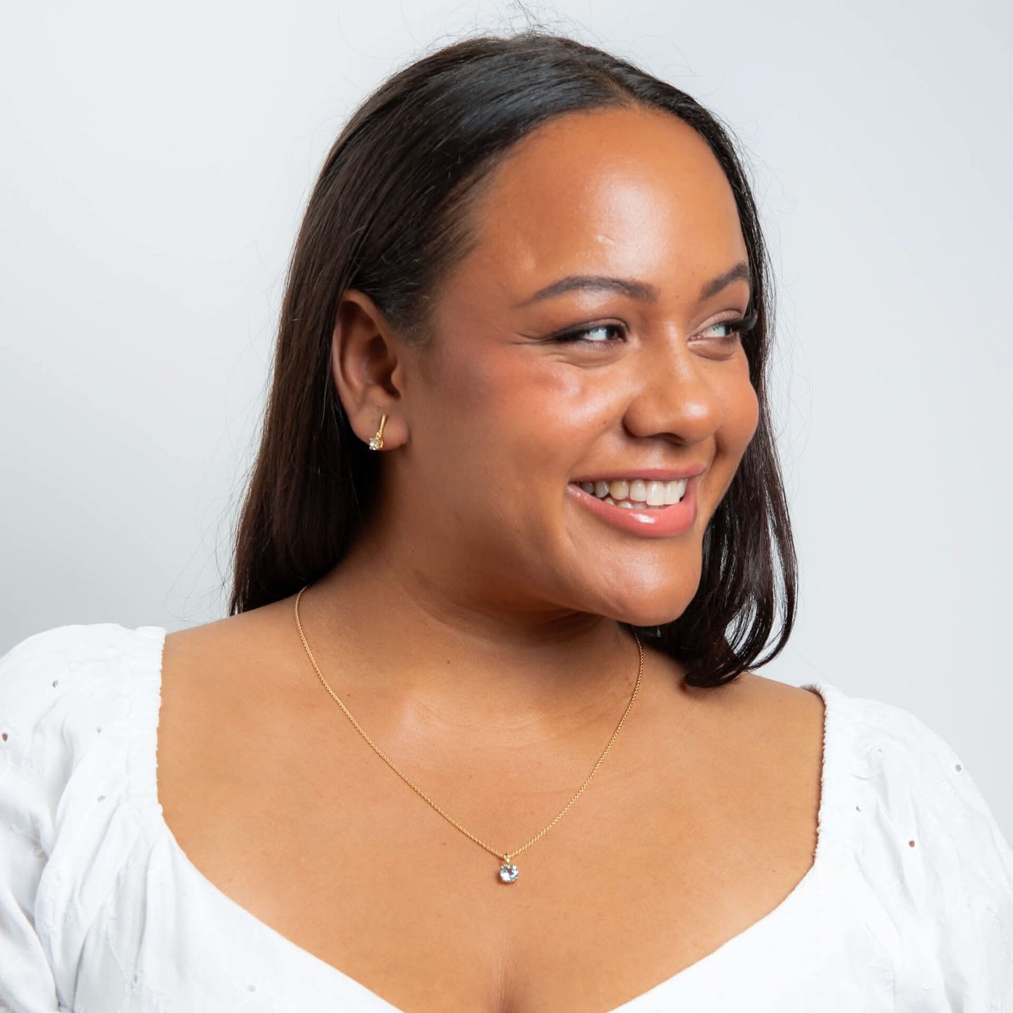 Beginnings Sterling Silver Blue Topaz Blue Earrings E6488T