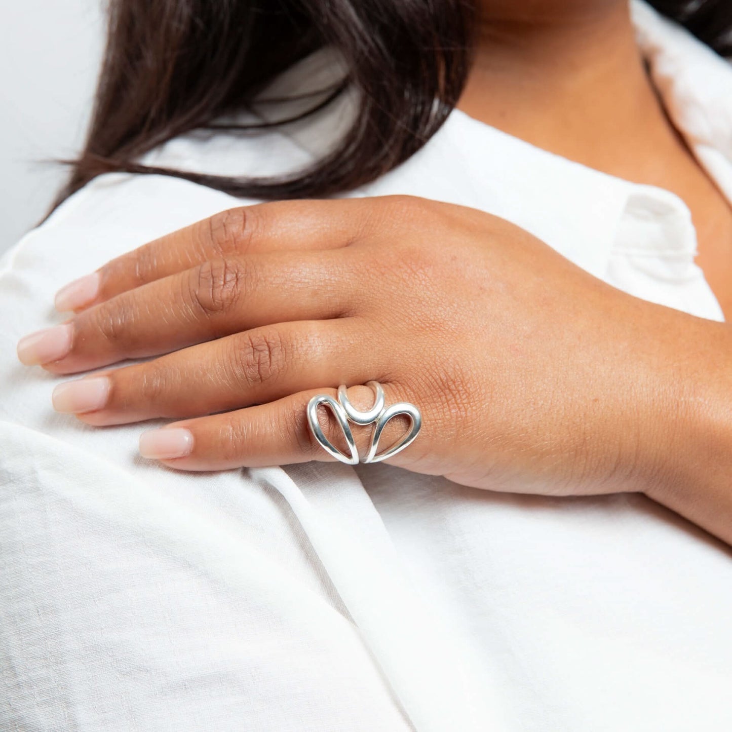 Beginnings Sterling Silver Ring R3891