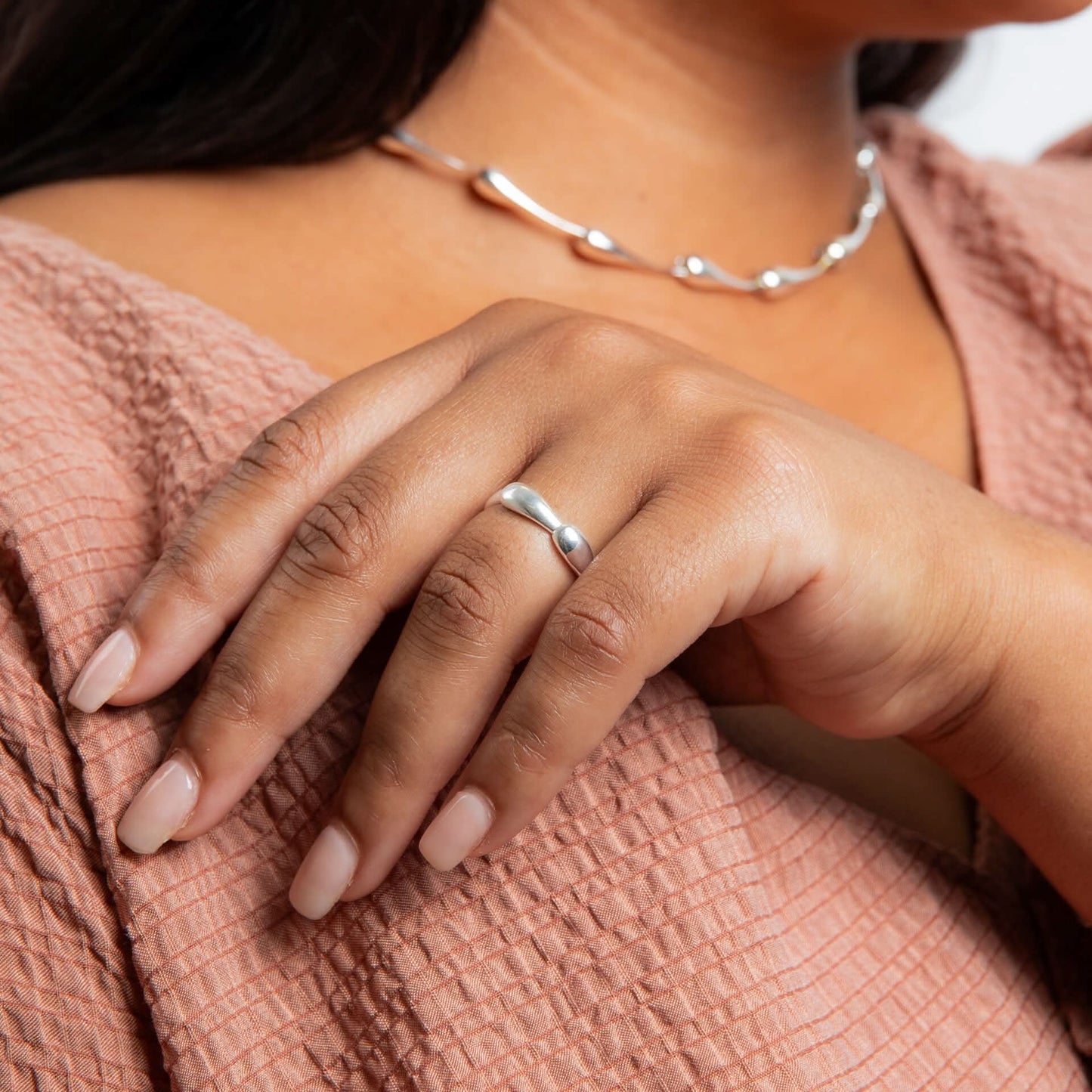 Beginnings Sterling Silver Ring R3892