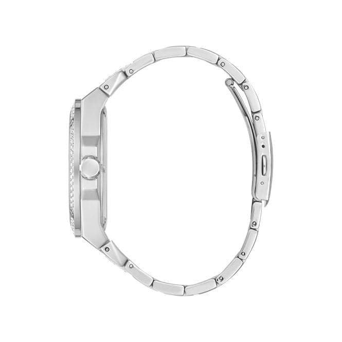 Guess Watches Big Reveal Mens Trend Silver Stainless Steel Watch Gw0323g1