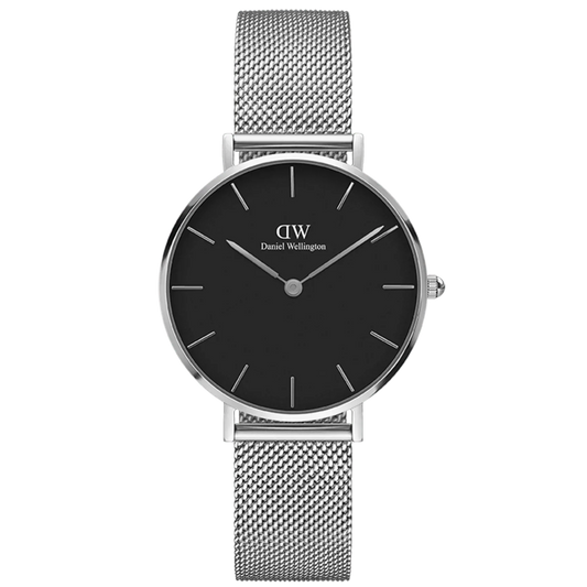 Daniel Wellington Ladies Silver Petite Stirling Watch Dw00100162