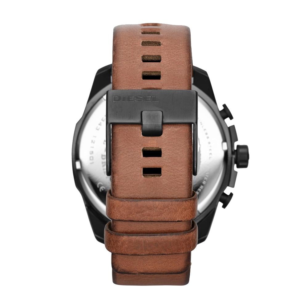 Diesel Dz4343 Men S Mega Chief Brown Chronograph Watch