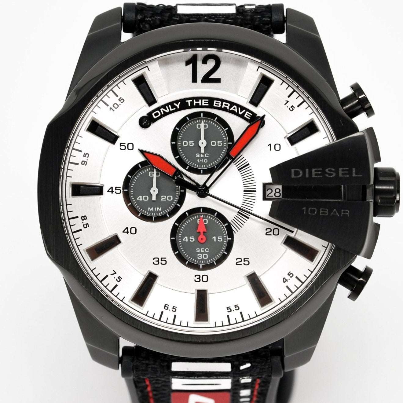 Diesel Dz4512 Men S Chronograph Mega Chief Black Grey Watch