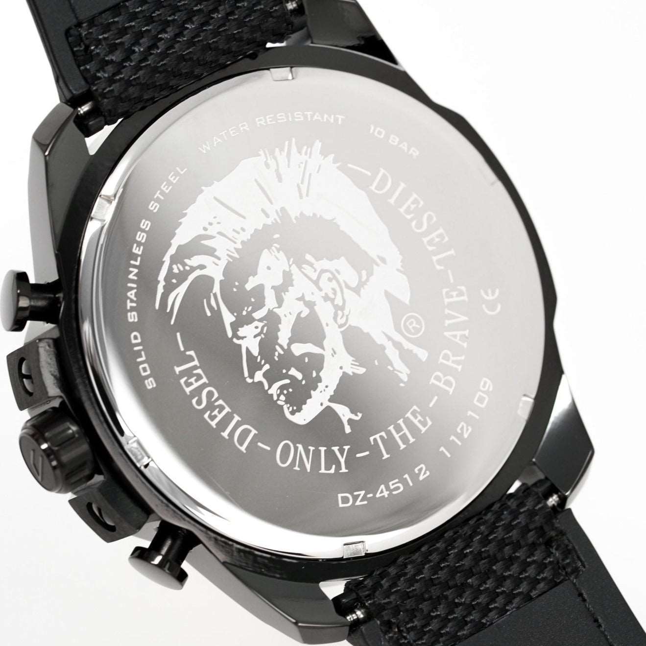 Diesel Dz4512 Men S Chronograph Mega Chief Black Grey Watch