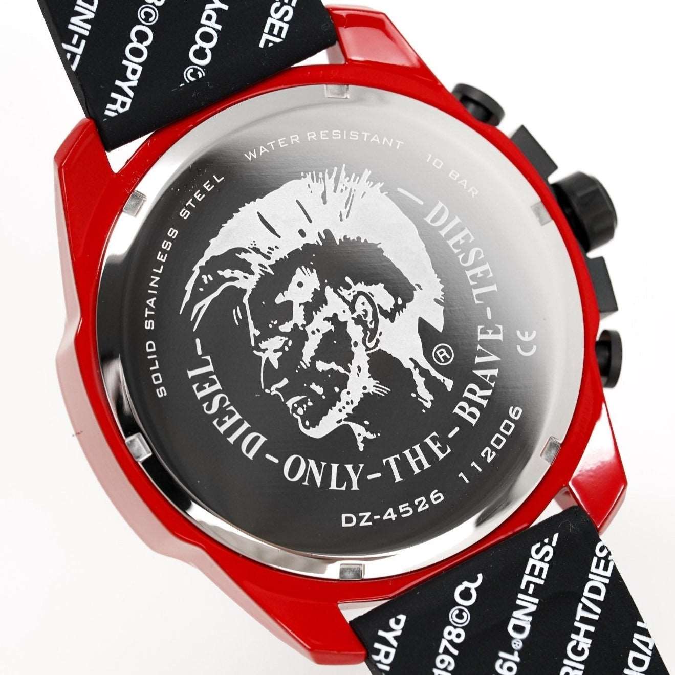 Diesel Dz4526 Men S Chronograph Mega Chief Red Watch