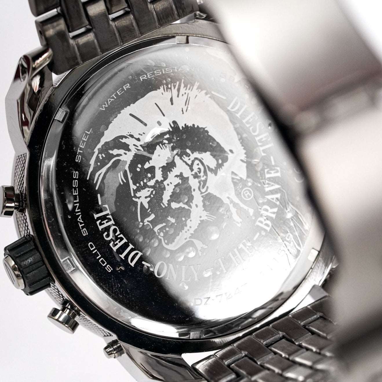 Diesel Dz7247 Men S Chronograph Big Daddy Gun Metal Watch