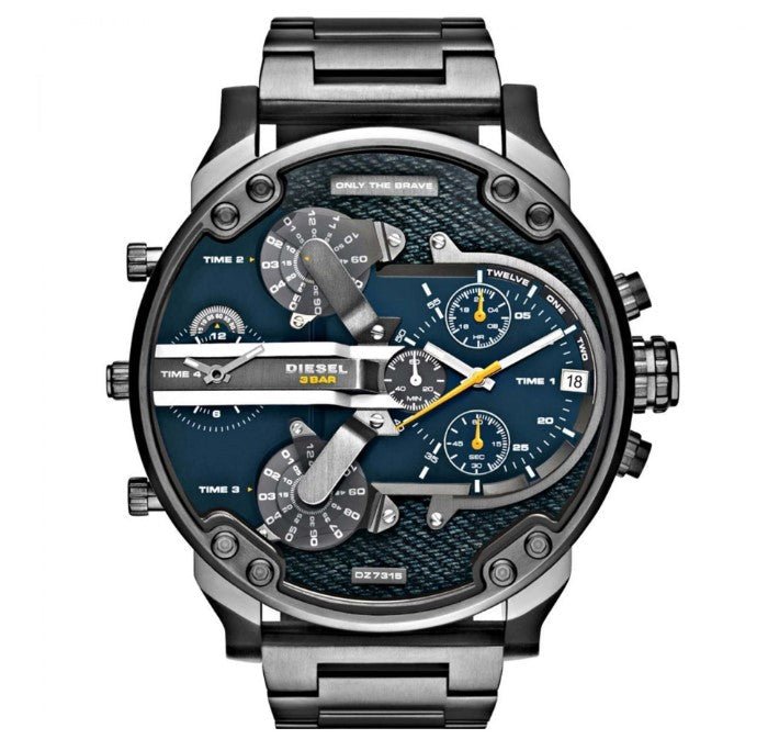 Diesel Dz7331 Men S Daddy 2 0 Gunmetal Chronograph Watch