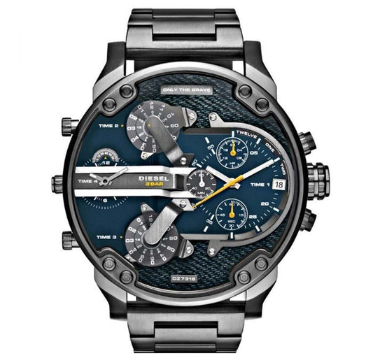 Diesel Dz7331 Men S Daddy 2 0 Gunmetal Chronograph Watch