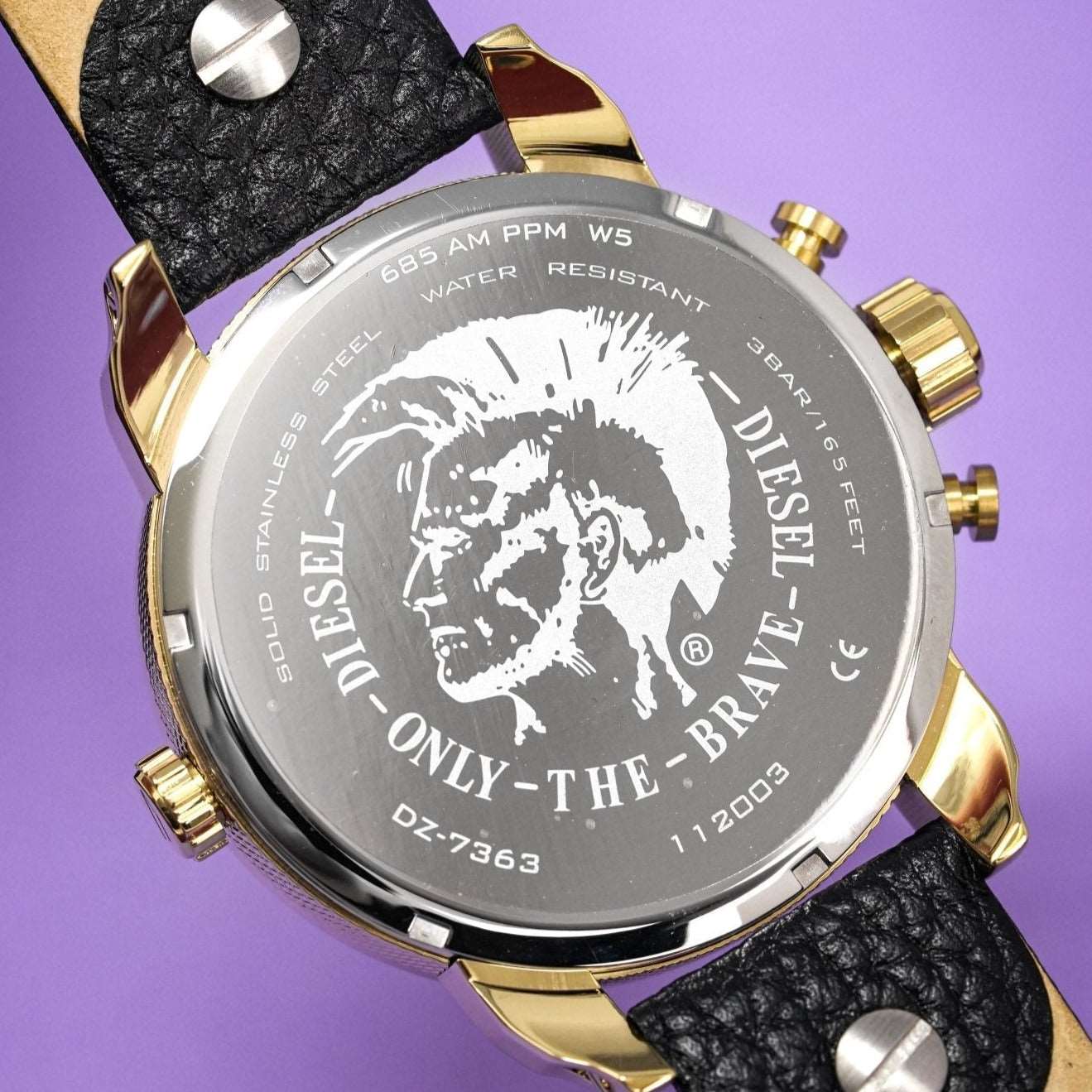 Diesel Dz7363 Men S Chronograph Little Daddy Gold Watch