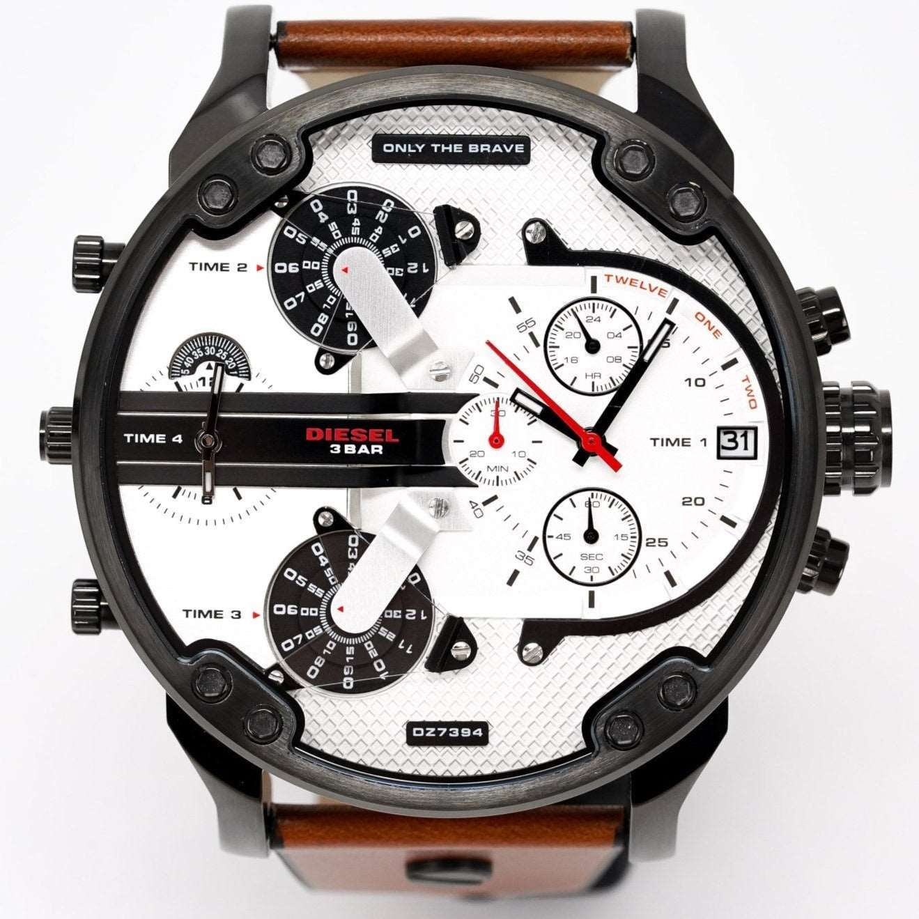 Diesel Dz7394 Men S Chronograph Mr Daddy 2 0 Brown Watch