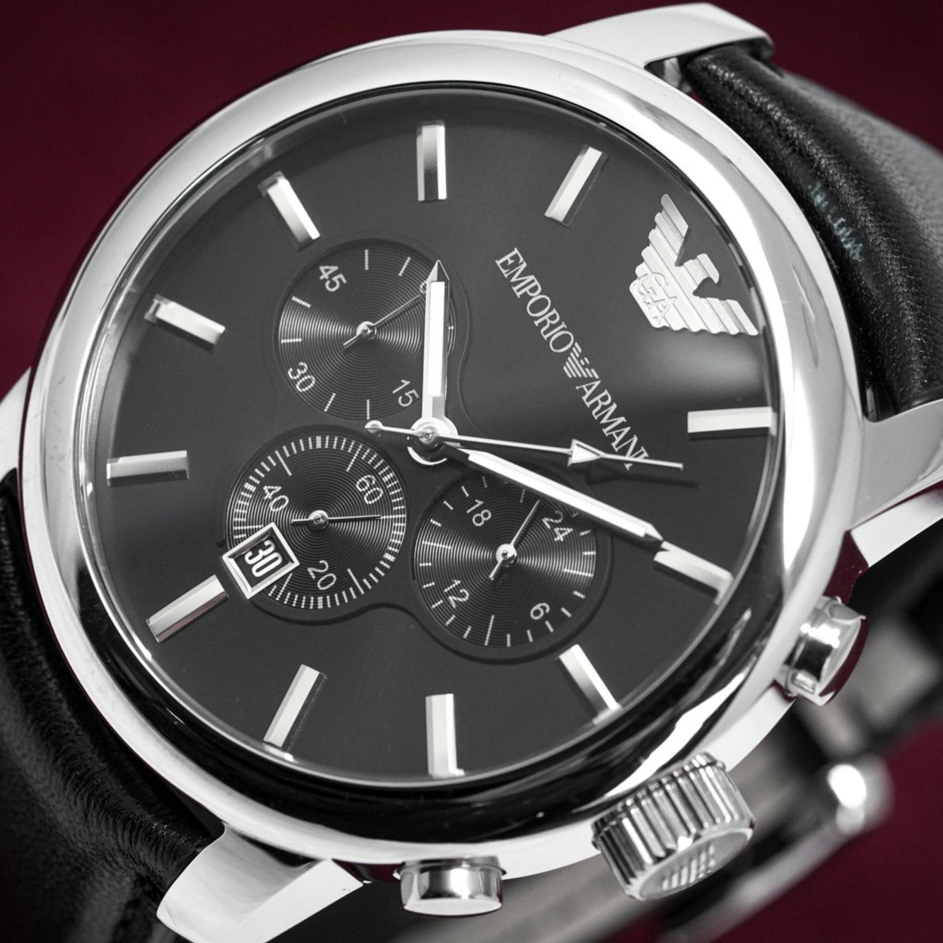 Emporio Armani Ar0431 Men S Classic Chronograph Watch