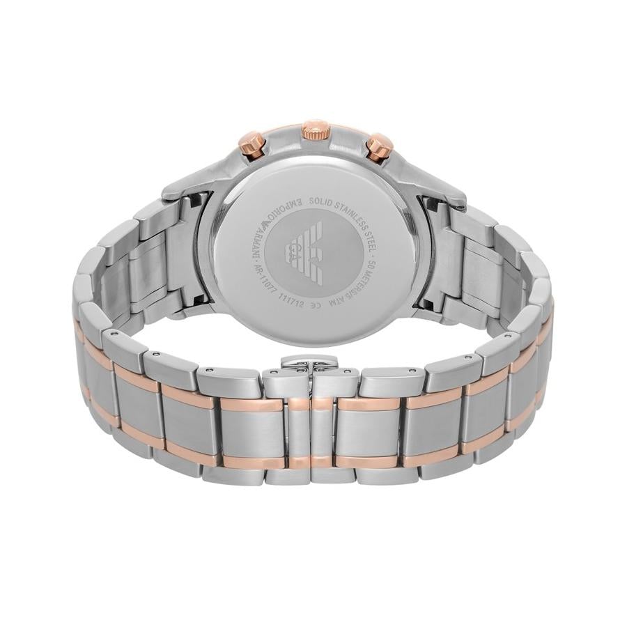 Emporio Armani Ar11077 Men S Rose Gold Chronograph Watch
