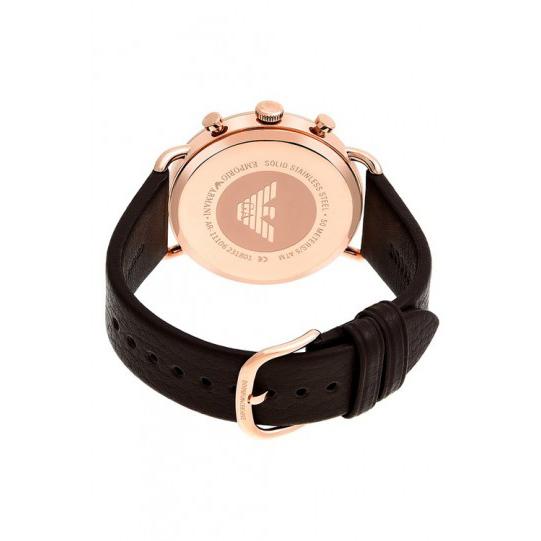 Emporio Armani Ar11106 Men S Aviator Brown Watch