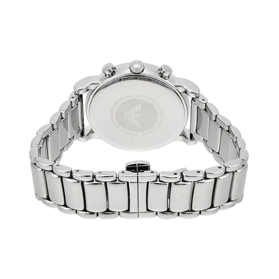 Emporio Armani Ar11132 Men S Luigi Silver Chronograph Watch