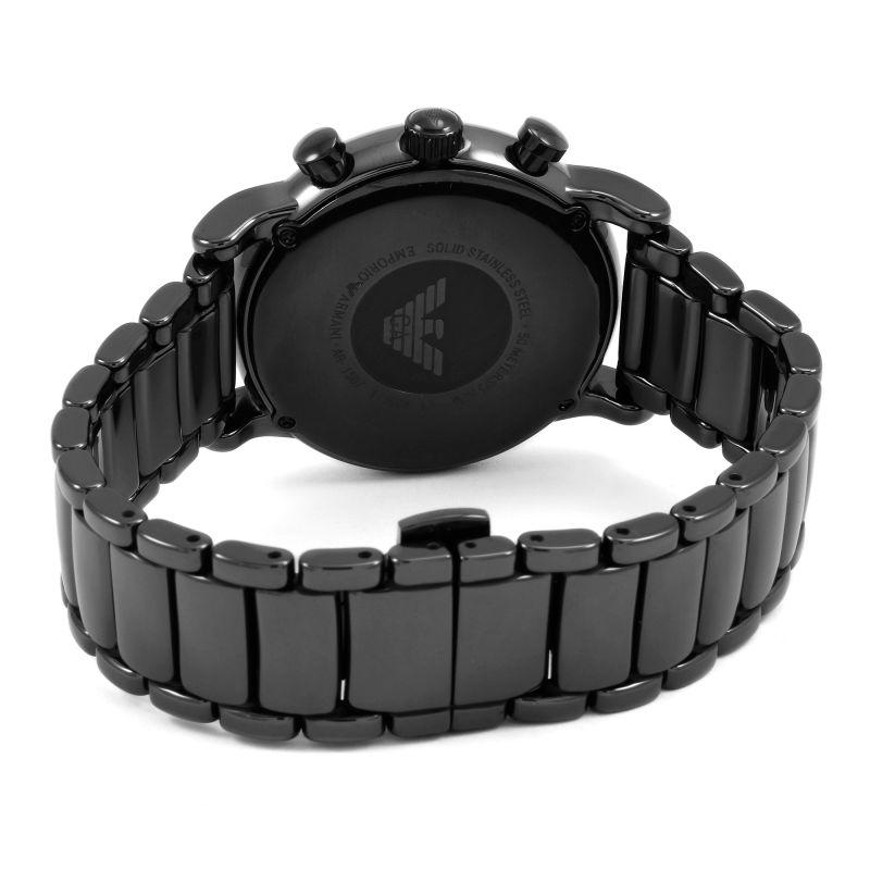Emporio Armani Ar1507 Men S Black Chronograph Watch