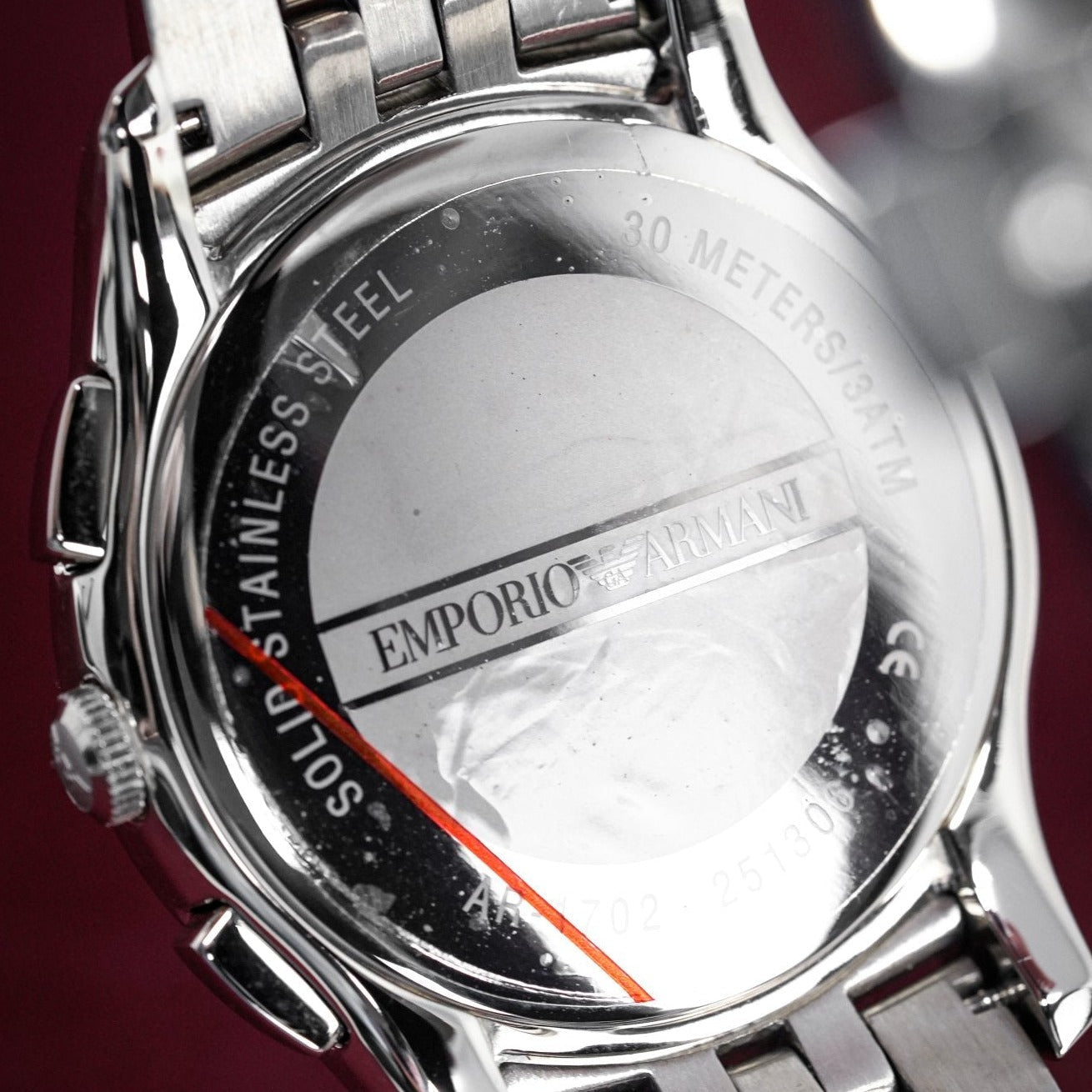 Emporio Armani Ar1702 Men S Valente Chronograph Steel Watch