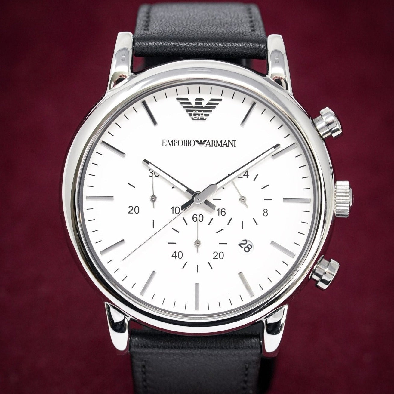 Emporio Armani Ar1807 Men S Luigi Chronograph Steel Watch