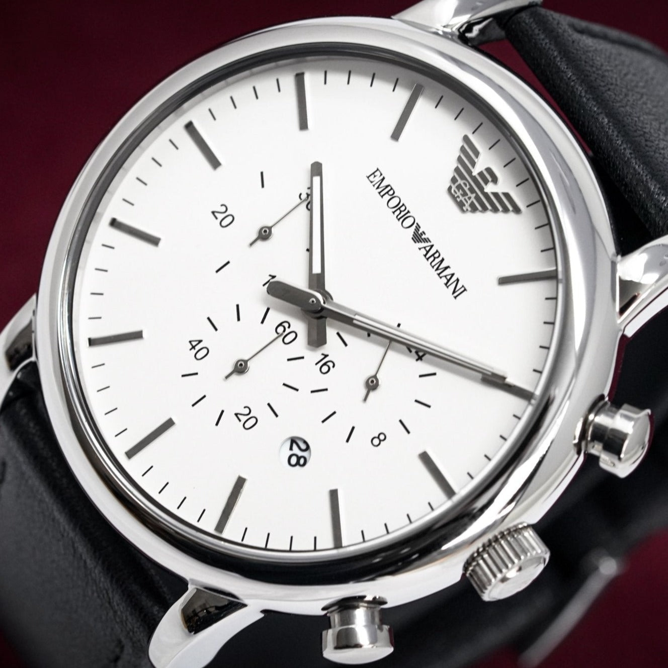 Emporio Armani Ar1807 Men S Luigi Chronograph Steel Watch