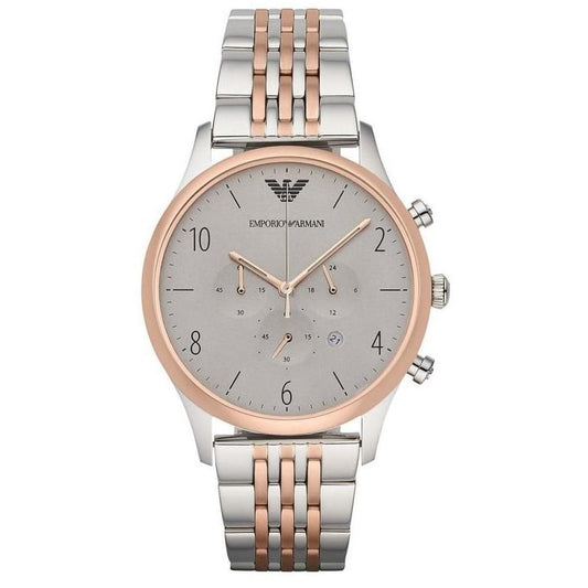 Emporio Armani Ar1864 Men S Two Tone Chronograph Watch