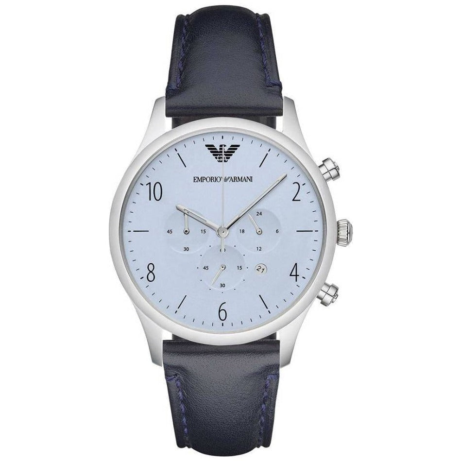 Emporio Armani Ar1889 Men S Chronograph Blue Watch