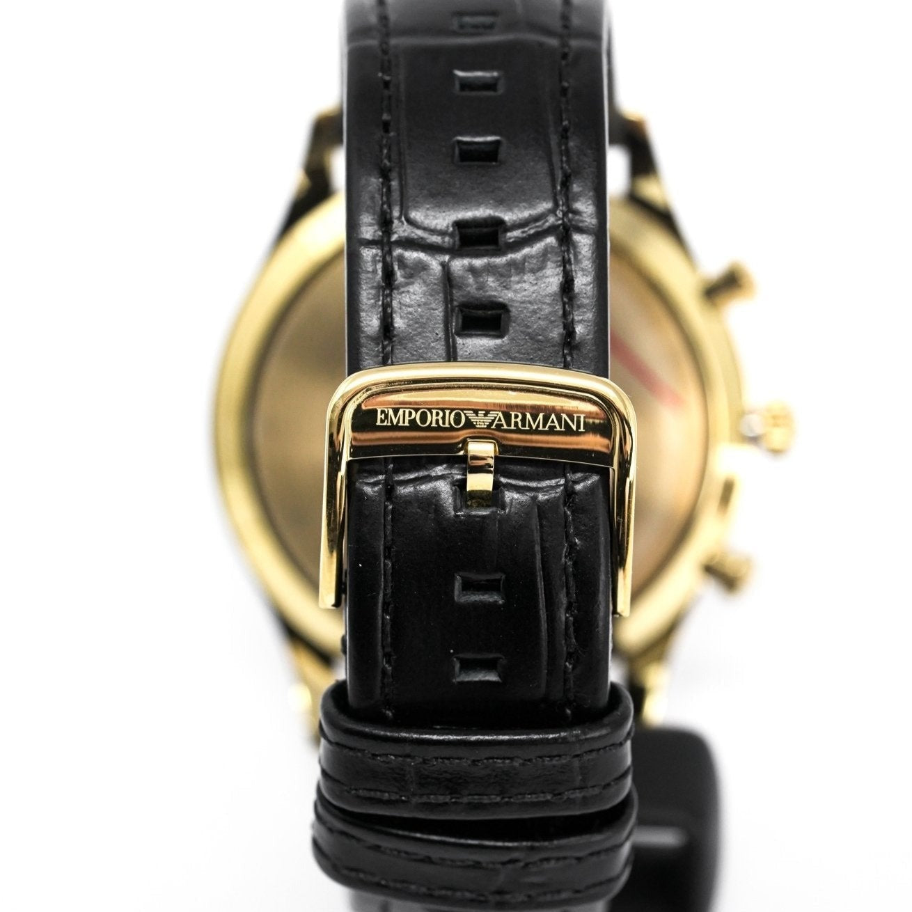 Emporio Armani Ar1892 Men S Chronograph Gold Pvd Watch