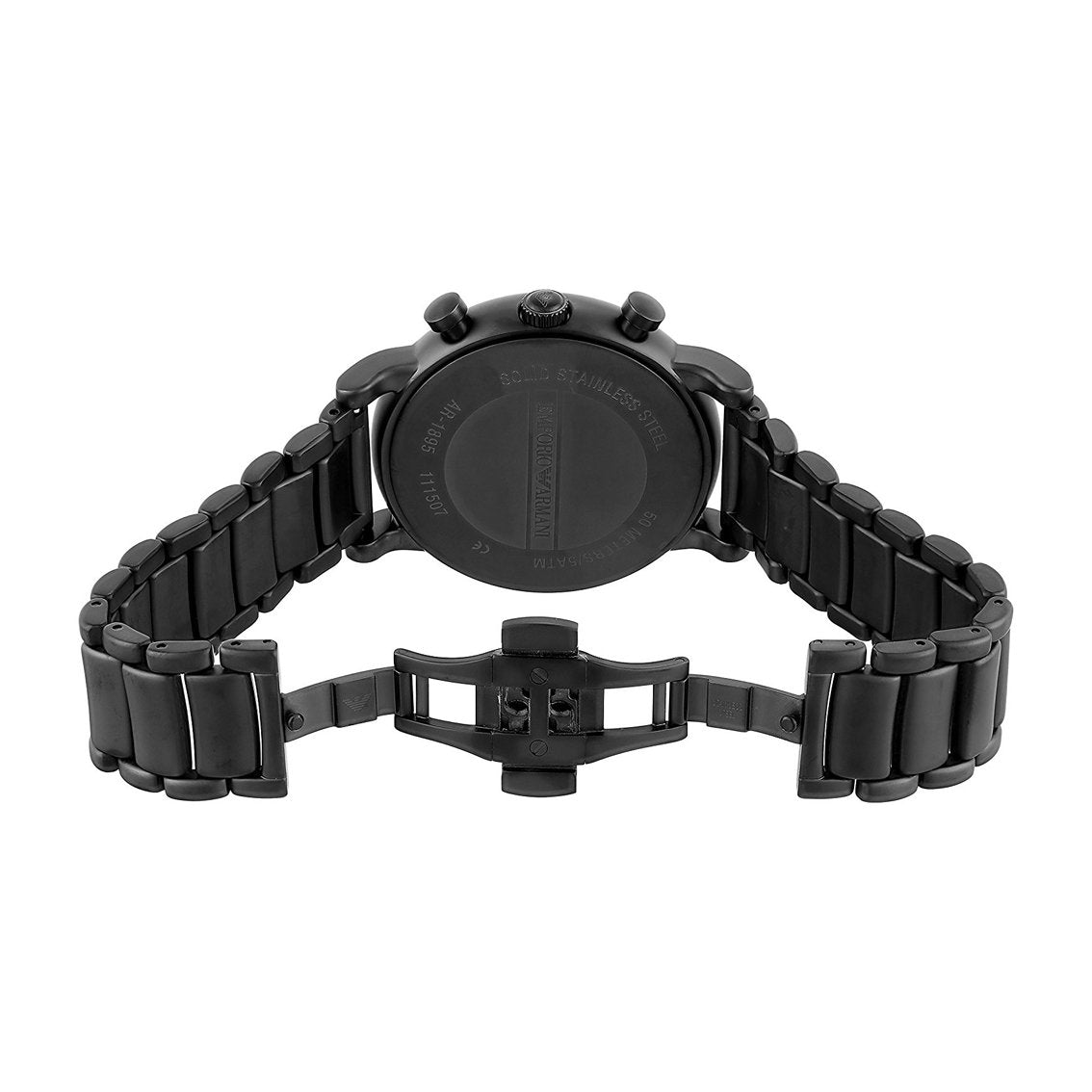 Emporio Armani Ar1895 Men S Black Chronograph Watch
