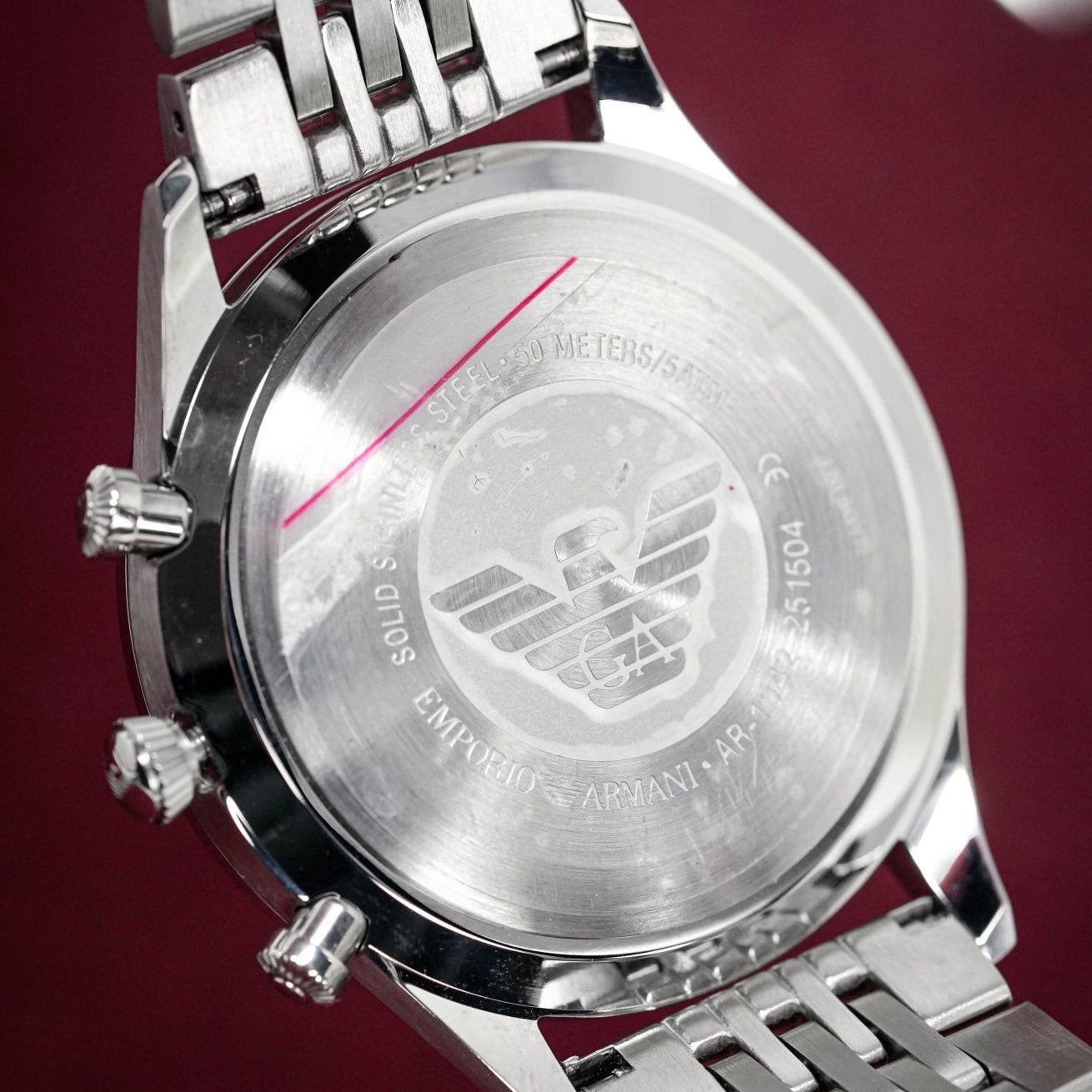 Emporio Armani Ar1942 Men S Chronograph Steel Watch