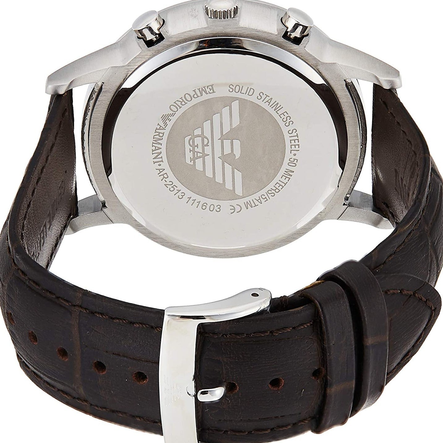 Emporio Armani Ar2513 Men S Renato Chronograph Grey Watch