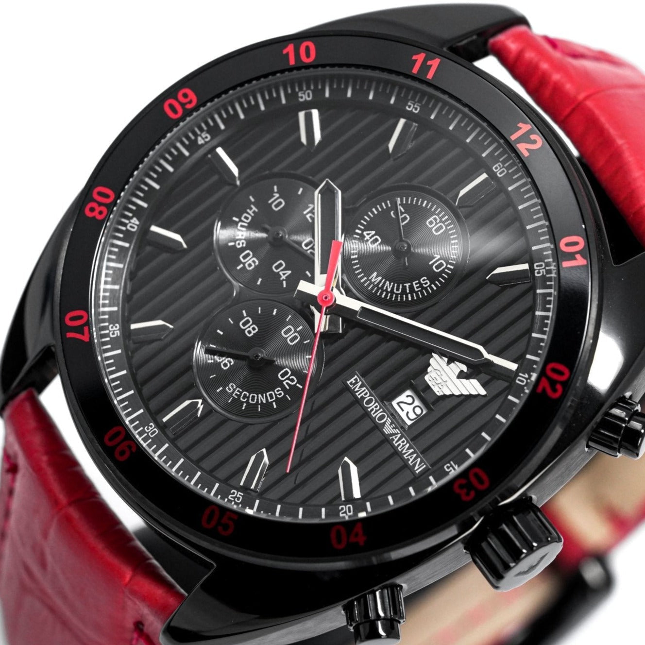 Emporio Armani Ar5918 Men S Sportivo Chronograph Watch Black