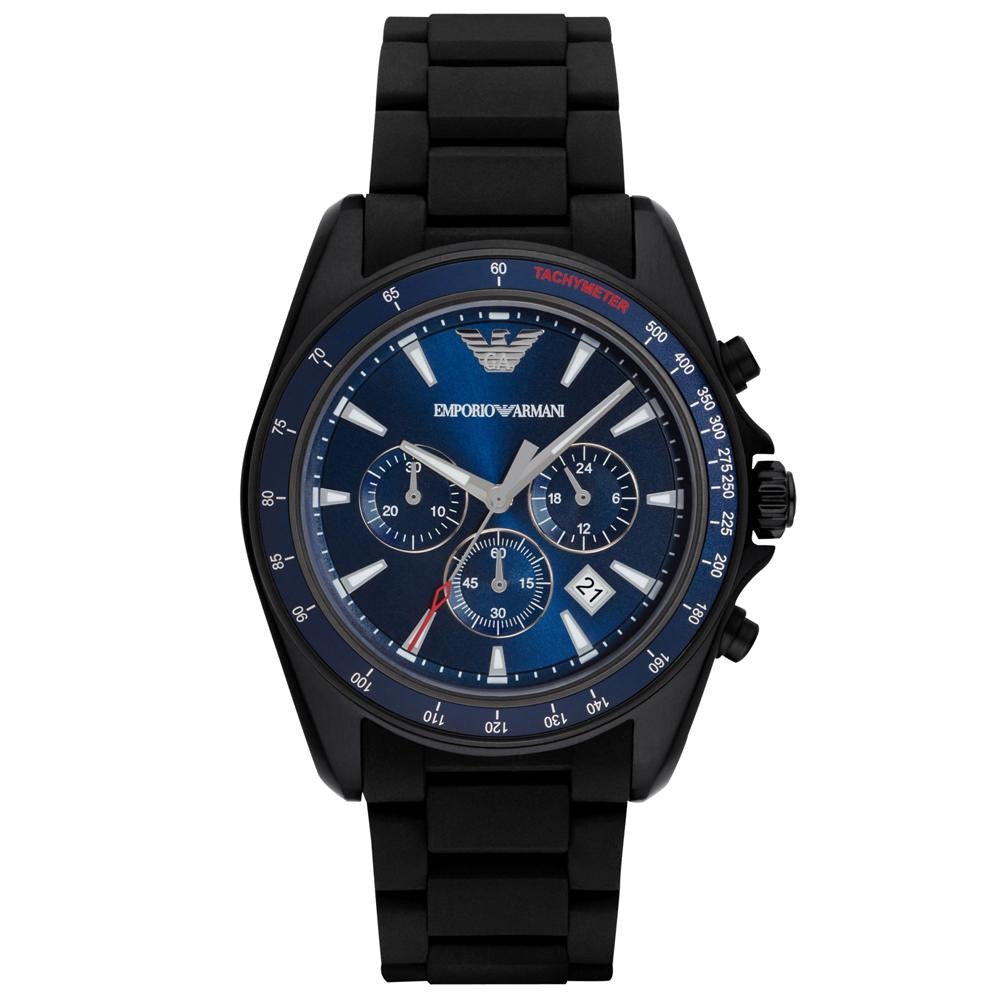 Emporio Armani Ar6121 Men S Black Chronograph Watch